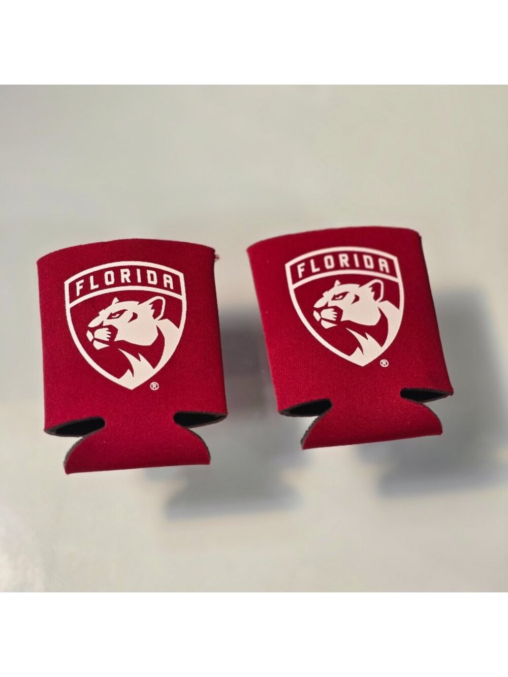 2 Florida Panthers Promo Can Cooler Koozie Stanley Cup Promotional